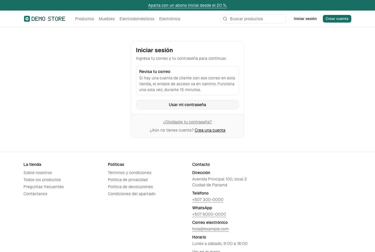 El mensaje Revisa tu correo
